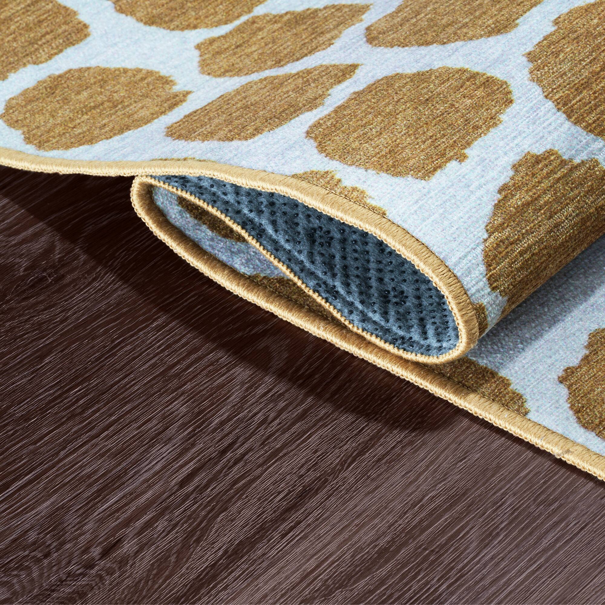 My Magic Carpet Puff Dotty Washable Rug